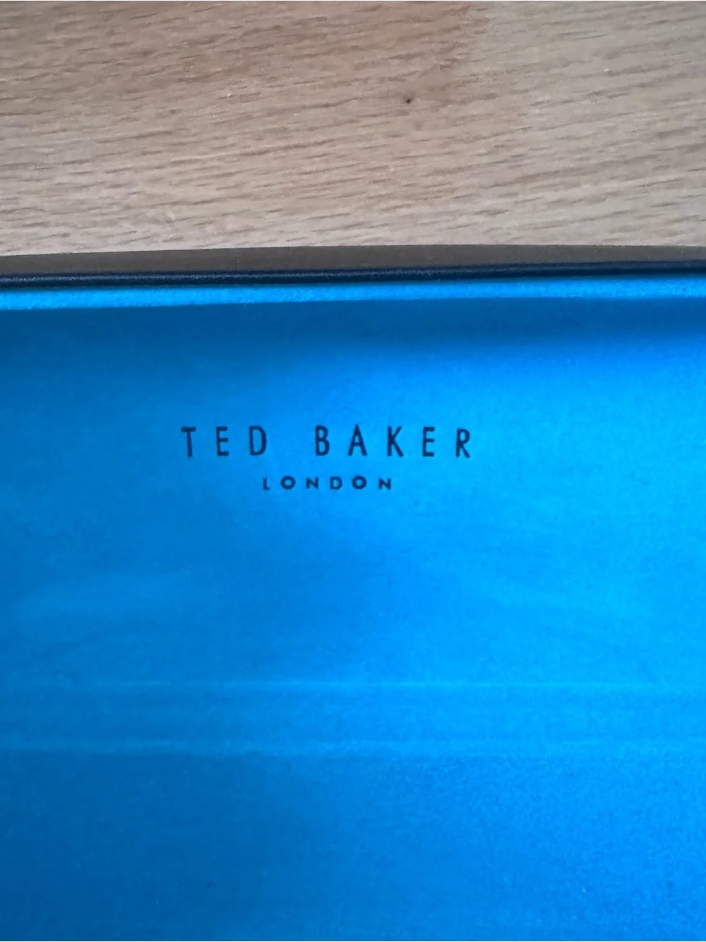 Ted Baker Black Sunglasses Case with Teal Logo